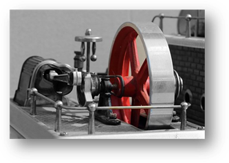 Steam Engine Toys Flywheel Drive Play Blac
